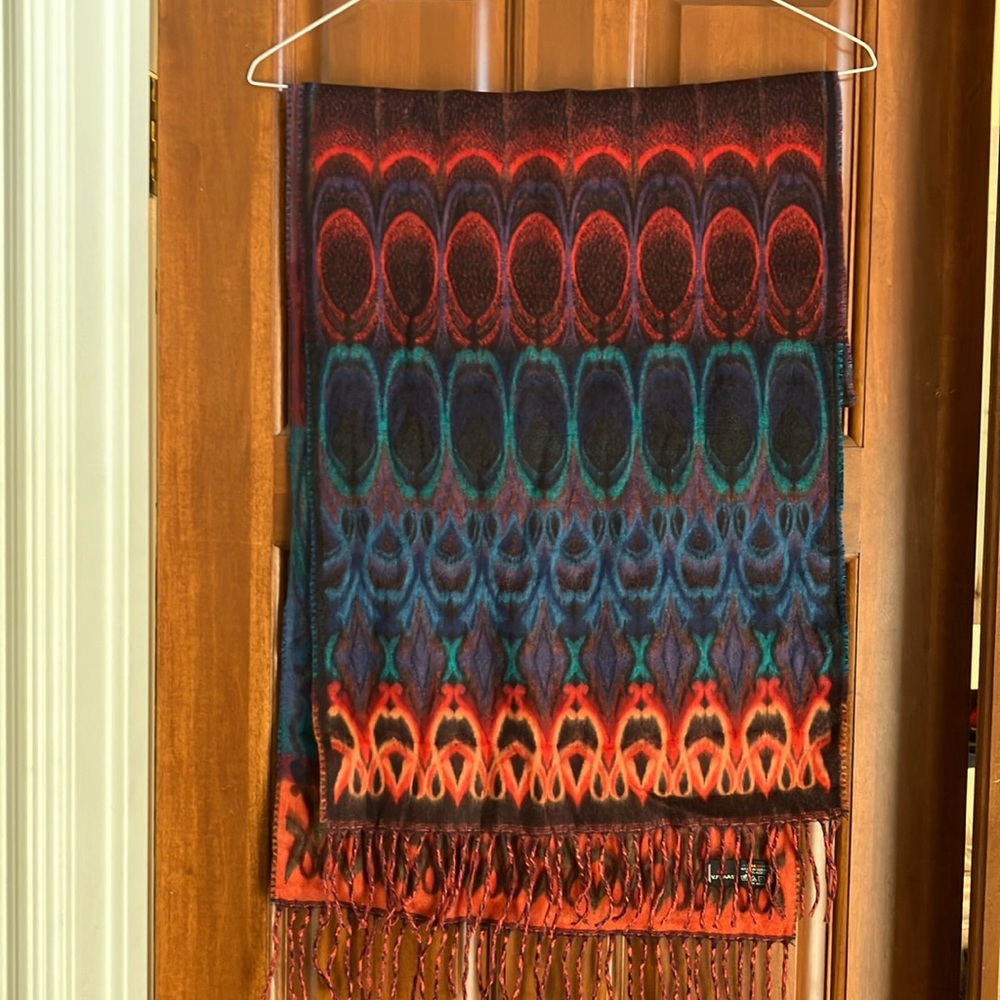 NWOT “cashmink” scarf.  3.8’ long x 15” wide.  So soft fabric made in Germany.